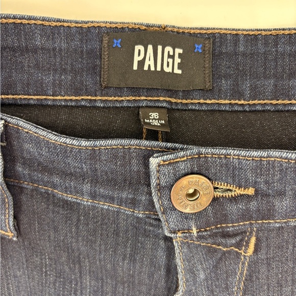 PAIGE Indigo Denim Jeans - Picture 2 of 10
